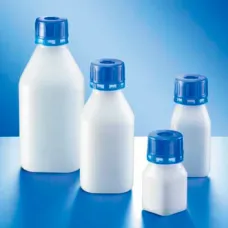Бутыль Kautex узкогорлая "SafeGrip" 250 мл, HDPE, квадратная, Ø 32 мм, естественный цвет, без крышки (Артикул 2000085939)