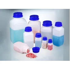 Бутыль Bürkle широкогорлая, квадратная, РЕ-HD, 50 мл (Артикул 0342-0050)