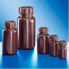Бутыль Kautex широкогорлая 500 мл, LDPE, круглая, коричневый цвет, с винтовой крышкой (Артикул 2000784586)
