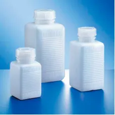 Бутыль Kautex широкогорлая 500 мл, HDPE, квадратная, Ø 40 мм, естественный цвет, без крышки (Артикул 2000070539)