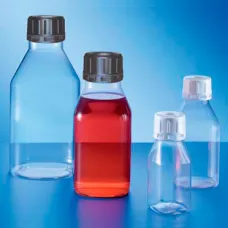 Бутыль Kautex узкогорлая "ClearGrip" 250 мл, PP, квадратная с низкими плечами, Ø 32 мм, прозрачный цвет, без крышки (Артикул 2000086457)