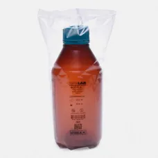 Бутыль ISOLAB 100 мл, GL45, с винтовой крышкой, стерильная, тёмный PP (Артикул 061.18.100)