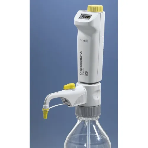 Дозатор Brand Dispensette S Organic, Digital, 0,5-5 мл, с клапаном (Артикул 4630331)