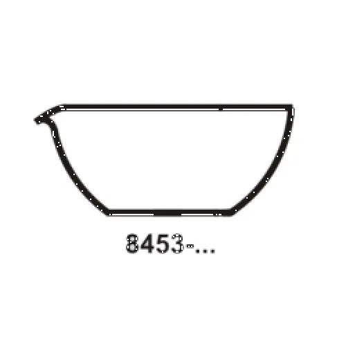 Чаша из кварцевого стекла, объемом 600 мл, Neubert-glas (Артикул 8453-0600)