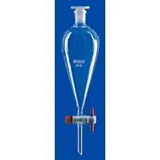 Воронка делительная грушевидная Lenz 100 мл, без градуировки, PTFE кран, стекло (Артикул 4014137)