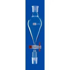 Воронка капельная коническая Lenz 50 мл, без градуировки, PTFE кран, стекло (Артикул 4472802)