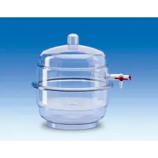 Эксикатор VITLAB, диаметр 171 мм, с краном, PC (Артикул 326496)