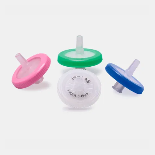 Шприцевые фильтры ISOLAB 0,45 мкм, Ø 25 мм, PTFE-2, нестерильные (Артикул 094.01.009)
