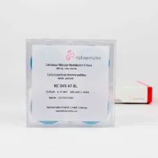 Мембранные фильтры Hahnemühle из нитроцеллюлозы, 0,45 мкм, Ø 47 мм, стерильные, белые (Артикул NCS04547BL)
