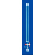 Хроматографическая колонка Lenz 600 мм, 430 мл, NS29/32, с фриттой, PTFE кран, боковой отвод GL18, стекло (Артикул 5450906)
