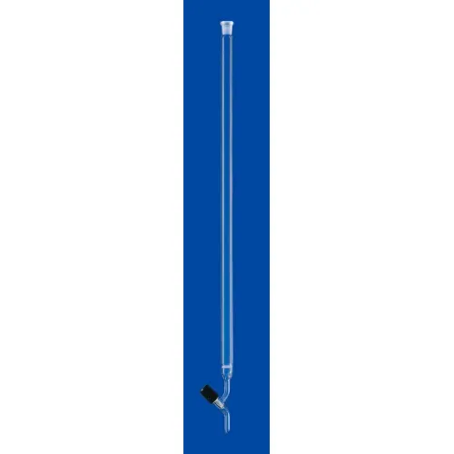 Хроматографическая колонка Lenz 400 мм, 125 мл, NS29/32, с фриттой, PTFE игольчатый кран, стекло (Артикул 5450804)