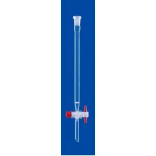Хроматографическая колонка Lenz 400 мм, 125 мл, NS29/32, с фриттой, PTFE кран, стекло (Артикул 5450704)