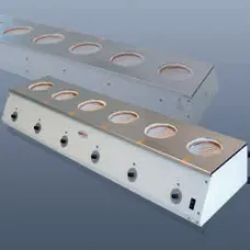 Колбонагреватель в металлическом корпусе SAF (Kletti) KM-R6 для 6 круглодонных колб на 1000 мл (Артикул 93601000)