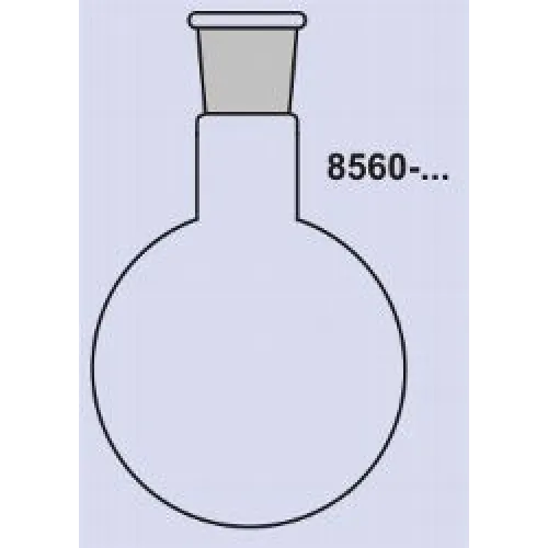 Колба круглодонная из кварцевого стекла с фланцем, объем 500 мл, Neubert-glas (Артикул 8565-10-050016)