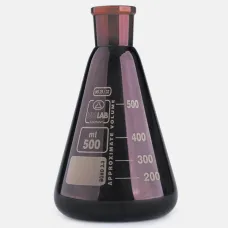 Колба Эрленмейера ISOLAB 2000 мл, NS29/32, тёмное стекло (Артикул 028.11.902)