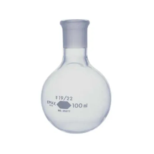 Колба испарительная Kimble 100 мл, круглодонная, 19/22, стекло (Артикул 25277-100)