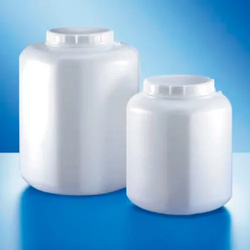 Контейнер Kautex широкогорлый 10000 мл, HDPE, многогранный, Ø 120 мм, естественный цвет, с винтовой крышкой (Артикул 2000070547)