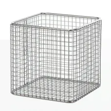 Корзина Bochem проволочная, размеры 100x100x100 мм, нержавеющая сталь (Артикул 10020)