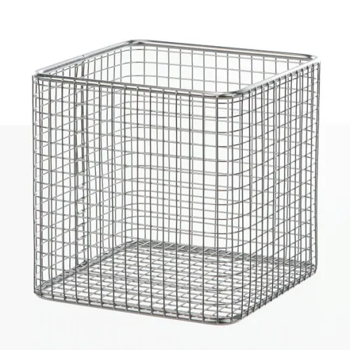Корзина Bochem проволочная, размеры 120x120x120 мм, нержавеющая сталь (Артикул 10022)