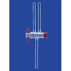 Кран двухходовой Lenz NS14,5, диаметр отверстия 2,5 мм, PTFE (Артикул 2431402)