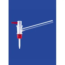 Кран для бюретки Lenz наклонный NS12,5, PTFE (Артикул 2702501)