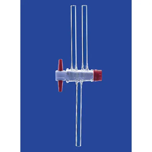 Кран двухходовой Lenz NS18,8, диаметр отверстия 4,0 мм, PTFE (Артикул 2431804)