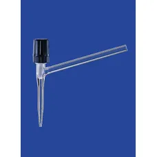 Кран для бюретки Lenz наклонный, игольчатый клапан, PTFE (Артикул 2702902)