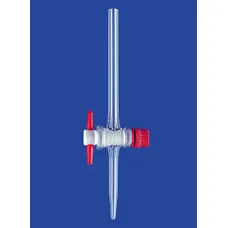 Кран для бюретки Lenz прямой NS12,5, PTFE (Артикул 2700501)