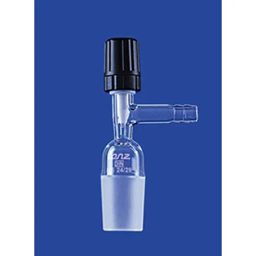 Кран для эксикатора Lenz прямой, игольчатый клапан, PTFE (Артикул 2842404)