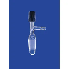 Кран для эксикатора Lenz с боковым отверстием, игольчатый клапан, PTFE (Артикул 2822404)