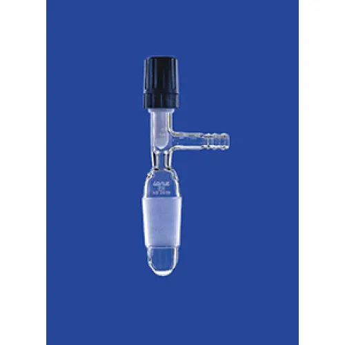 Кран для эксикатора Lenz с боковым отверстием, игольчатый клапан, PTFE (Артикул 2822404)
