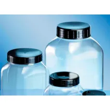 Крышка винтовая Kautex, PP, со вставкой из PE пены, черная, Ø 80 мм, для широкогорлых контейнеров объемом 750/1000 мл (Артикул 2000070754)
