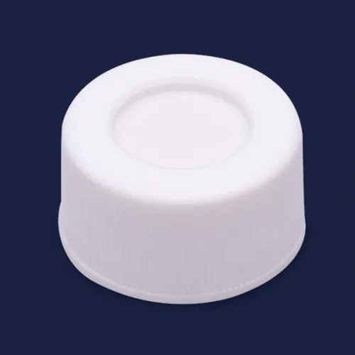 Крышка ISOLAB с септой для виал N24, с отверстием, силикон/PTFE (Артикул 096.05.012)