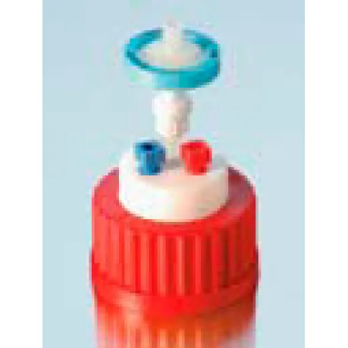 Крышка DURAN Group GL45, с двумя портами DG II, с краном, безопасная, PB, PTFE (Артикул 1168415)