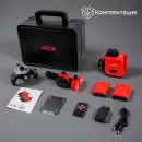Лазерный уровень RGK ALPHA 3D с калибровкой с зелёным лучом