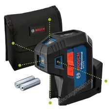 Лазерный уровень Bosch GPL 5 G Professional с калибровкой с зеленым лучом