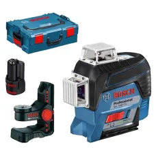 Лазерный уровень Bosch GLL 3-80 CG с калибровкой + BM 1 + GBA 12V + L-Boxx