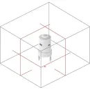 Лазерный нивелир NEDO X-Liner3 с калибровкой