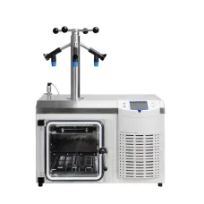 Лиофильная сушка Martin Christ Epsilon 1-4 LSCplus, комплект с 1 полкой, запечатывающим устройством и 4 кранами для колб (Артикул CHR5142500)