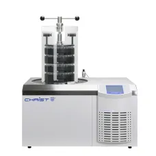Лиофильная сушка Martin Christ Gamma 2-16 LSCplus, комплект с 4 полками 250 мм с запечатывающим устройством (Артикул CHR32162200)