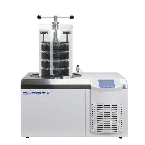 Лиофильная сушка Martin Christ Gamma 2-16 LSCplus, комплект с 4 полками 250 мм с запечатывающим устройством (Артикул CHR32162200)