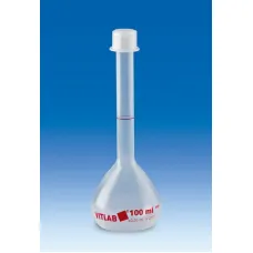 Колба мерная VITLAB с винтовой крышкой, 25 мл, класс В, PMP (Артикул 671895)