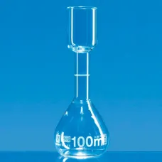 Колба мерная Brand SILBERBRAND 100 мл, класс B, для анализа сахара по методу Кольрауша, светлое стекло (Артикул 402038)
