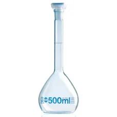 Колба мерная Brand BLAUBRAND 2000 мл, класс А, светлое стекло, NS 29/32, с пробкой PP, с индивидуальным сертификатом (Артикул 937254)