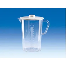 Кружка мерная VITLAB, рельефная шкала, PP (Артикул 978941)