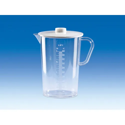 Кружка мерная VITLAB, рельефная шкала, PP (Артикул 978941)