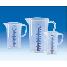 Кружка мерная VITLAB, синяя шкала, 250 мл, PP (Артикул 440081)