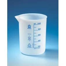 Стакан мерный Brand 500 мл, синяя шкала, ETFE (Артикул 90254)