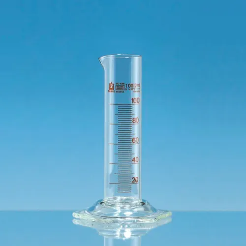 Цилиндр мерный Brand SILBERBRAND ETERNA низкий 10 мл : 1 мл, класс B, стекло (Артикул 42008)