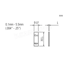 Мера длины плоскопарал.1,14 mm 611574-031 Mitutoyo